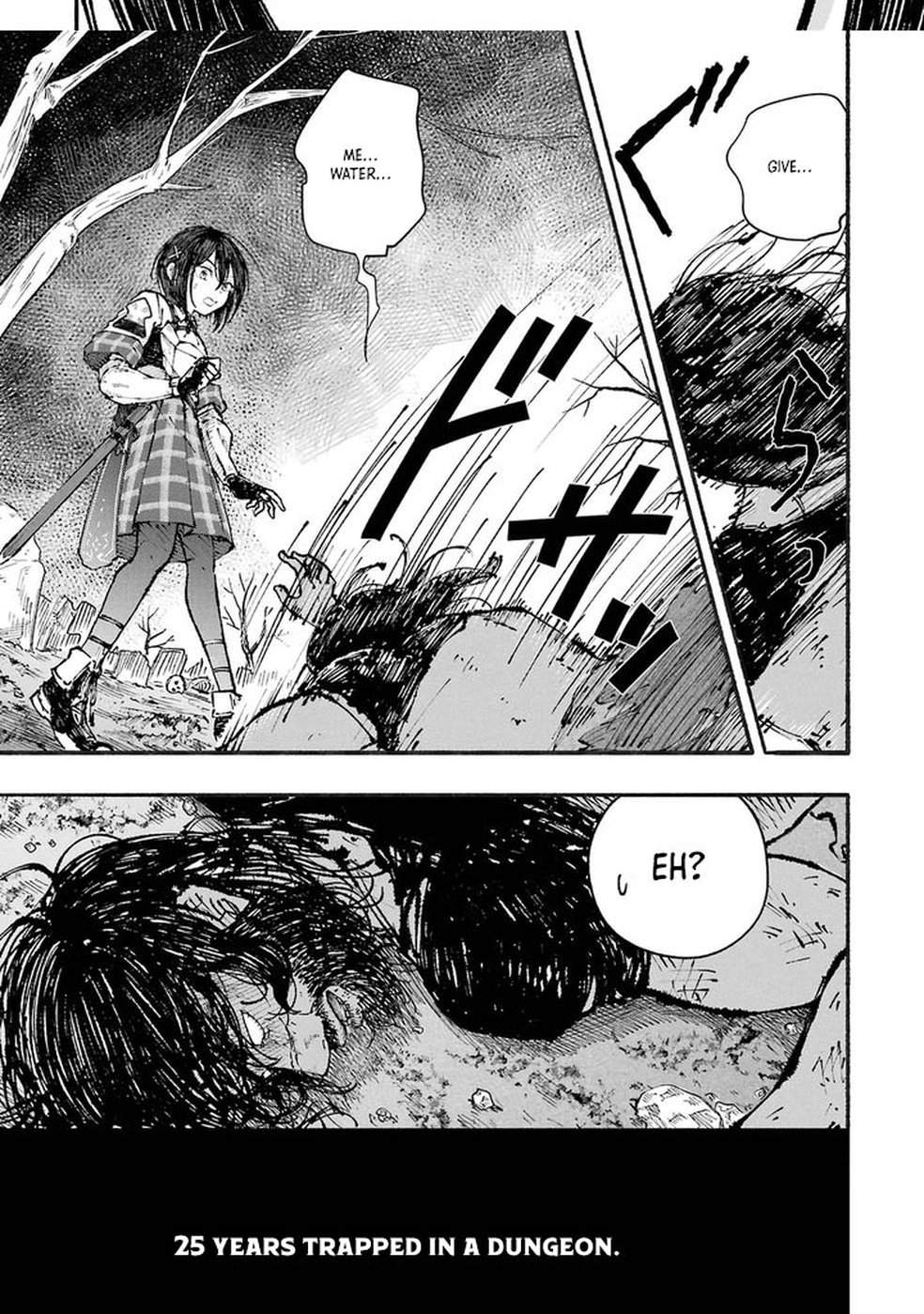 Dungeon ni Tojikomerarete 25-nen. Kyuushutsu sareta Toki ni wa Rippa na Fushinsha ni Natteita - chapter-1