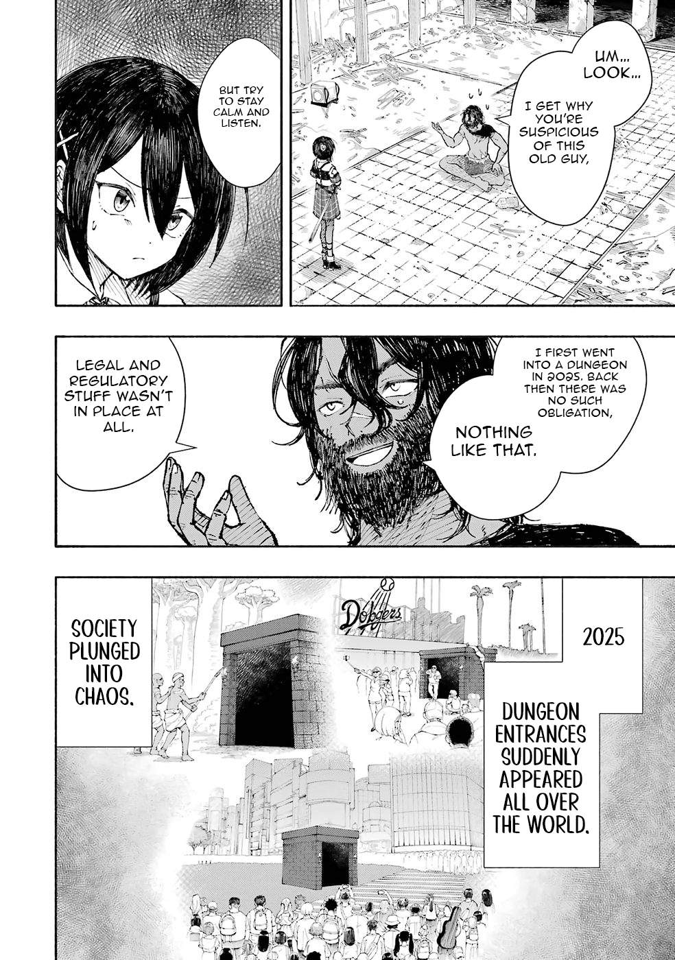 Dungeon ni Tojikomerarete 25-nen. Kyuushutsu sareta Toki ni wa Rippa na Fushinsha ni Natteita - chapter-2