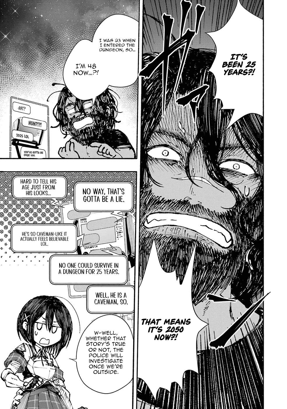 Dungeon ni Tojikomerarete 25-nen. Kyuushutsu sareta Toki ni wa Rippa na Fushinsha ni Natteita - chapter-2