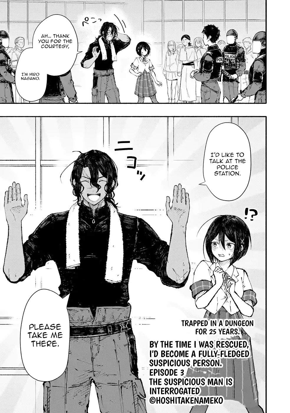 Dungeon ni Tojikomerarete 25-nen. Kyuushutsu sareta Toki ni wa Rippa na Fushinsha ni Natteita - chapter-3