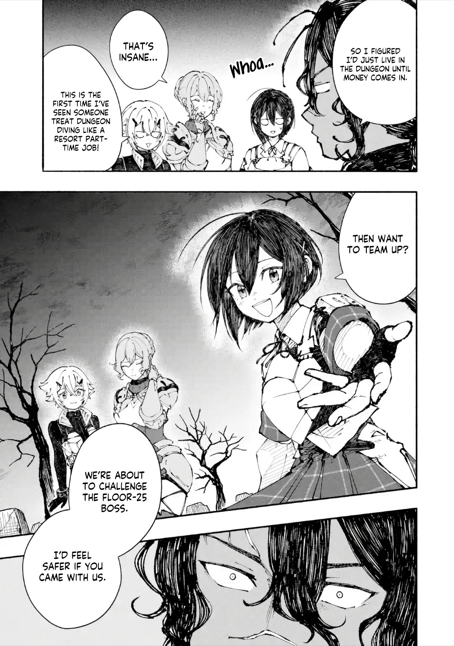 Dungeon ni Tojikomerarete 25-nen. Kyuushutsu sareta Toki ni wa Rippa na Fushinsha ni Natteita - chapter-6-2